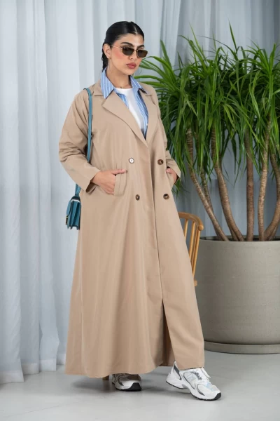 Beige trench coat IB223